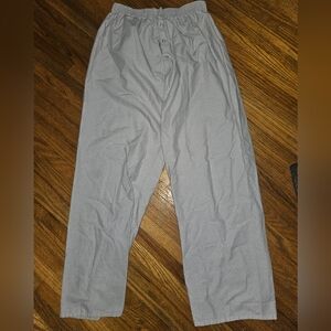 Standard Textile Men's Light Gray Casual Elastic-Waist Pants Cotten Poly Size XL